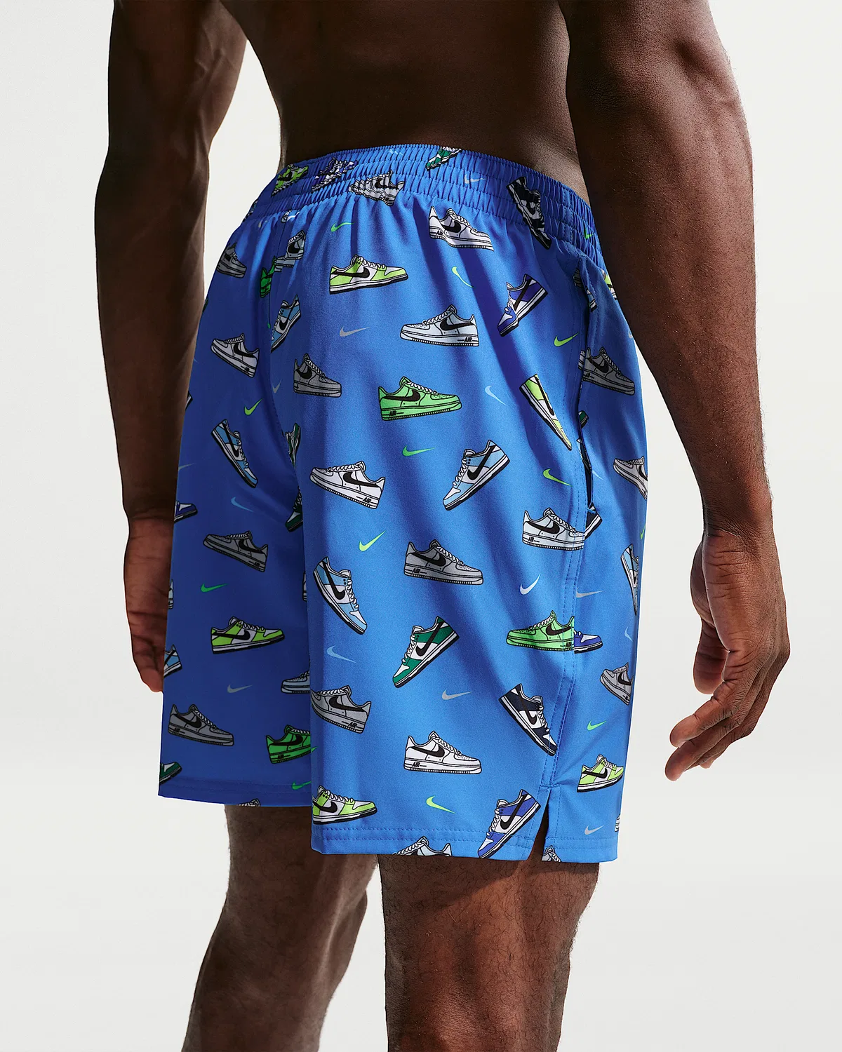 Мужские плавательные шорты Nike Swim Breaker 7" с подкладкой-бриф, Blue Crystal — фото 3