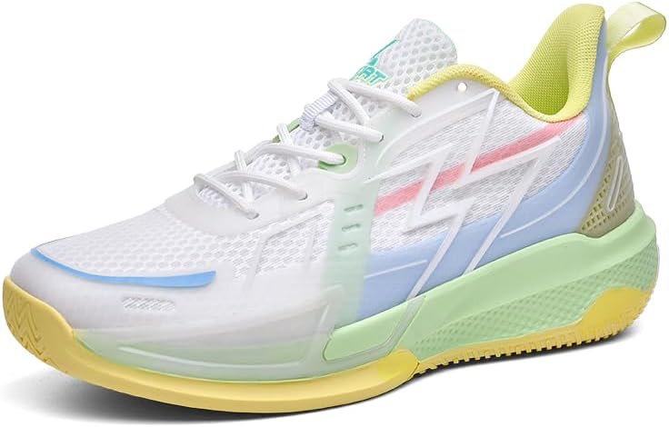 

Женские баскетбольные кроссовки, модные кроссовки, комфортные спортивные легкие нескользящие наружные кроссовки для волейбола Bacury, зеленый