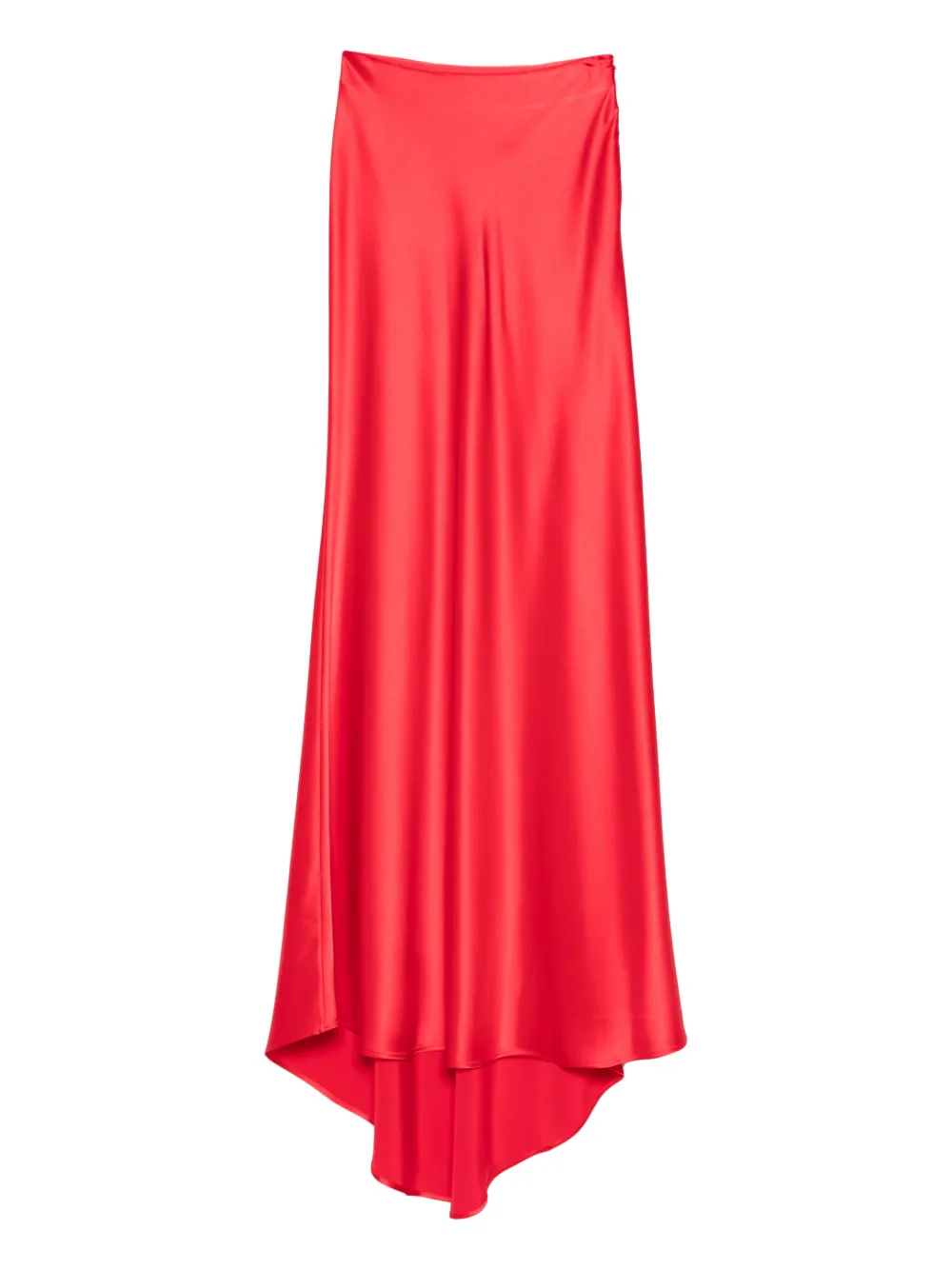 

Юбка макси асимметричного кроя Kiton, красный