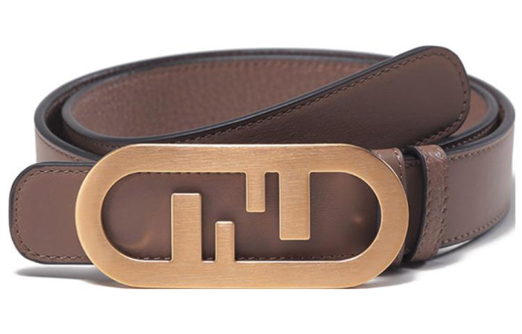 

Кожаный ремень O'Lock Men's Brown FENDI