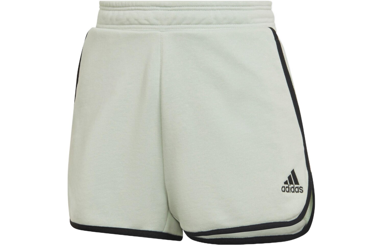 Повседневные шорты женские льняные зеленые Adidas