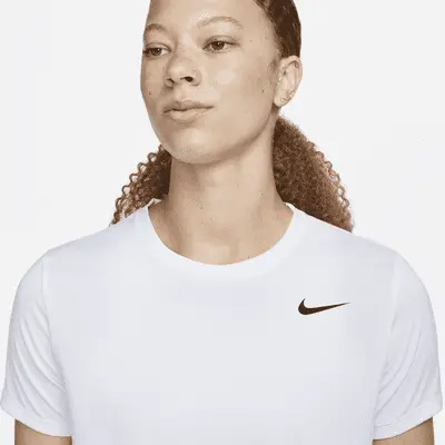 Футболка Nike Dri-FIT, белый/черный — фото 4