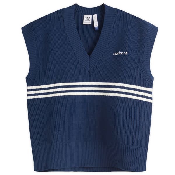 

Вязаный жилет Adidas, индиго