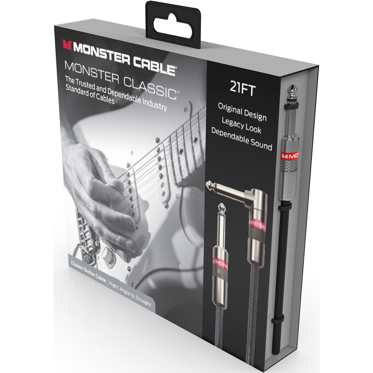 

Monster Cable Prolink Classic Pro Аудиоинструментальный кабель, от углового до прямого, 21 фут, черный