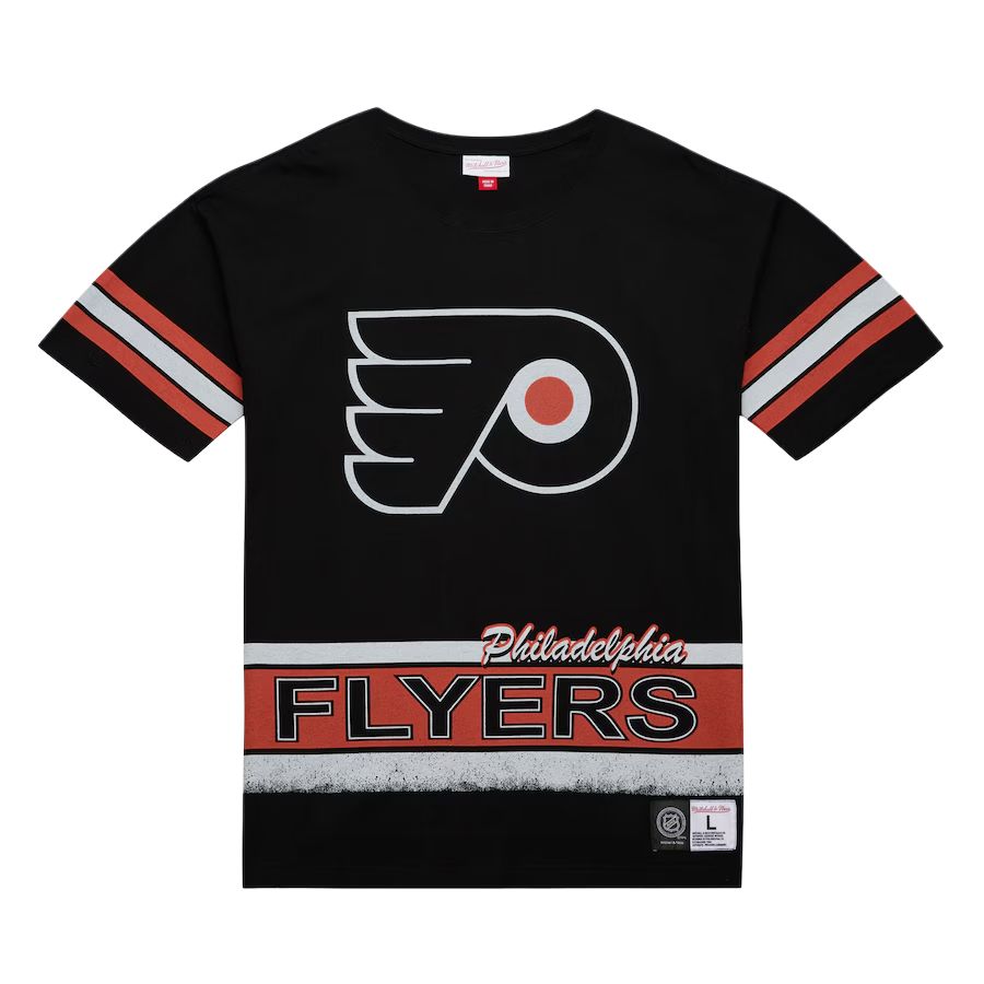 

Mitchell Ness Футболка Mitchell & Ness x NHL Philadelphia Flyers Oversized мужская black, Черный, Mitchell Ness Футболка Mitchell & Ness x NHL Philadelphia Flyers Oversized мужская black