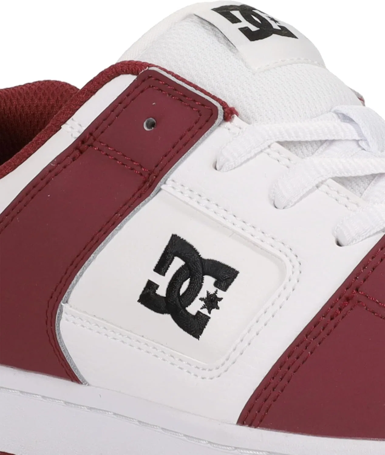 Мужские скейтбордические кроссовки DC Manteca 4, White, Dark Red, Black — фото 2