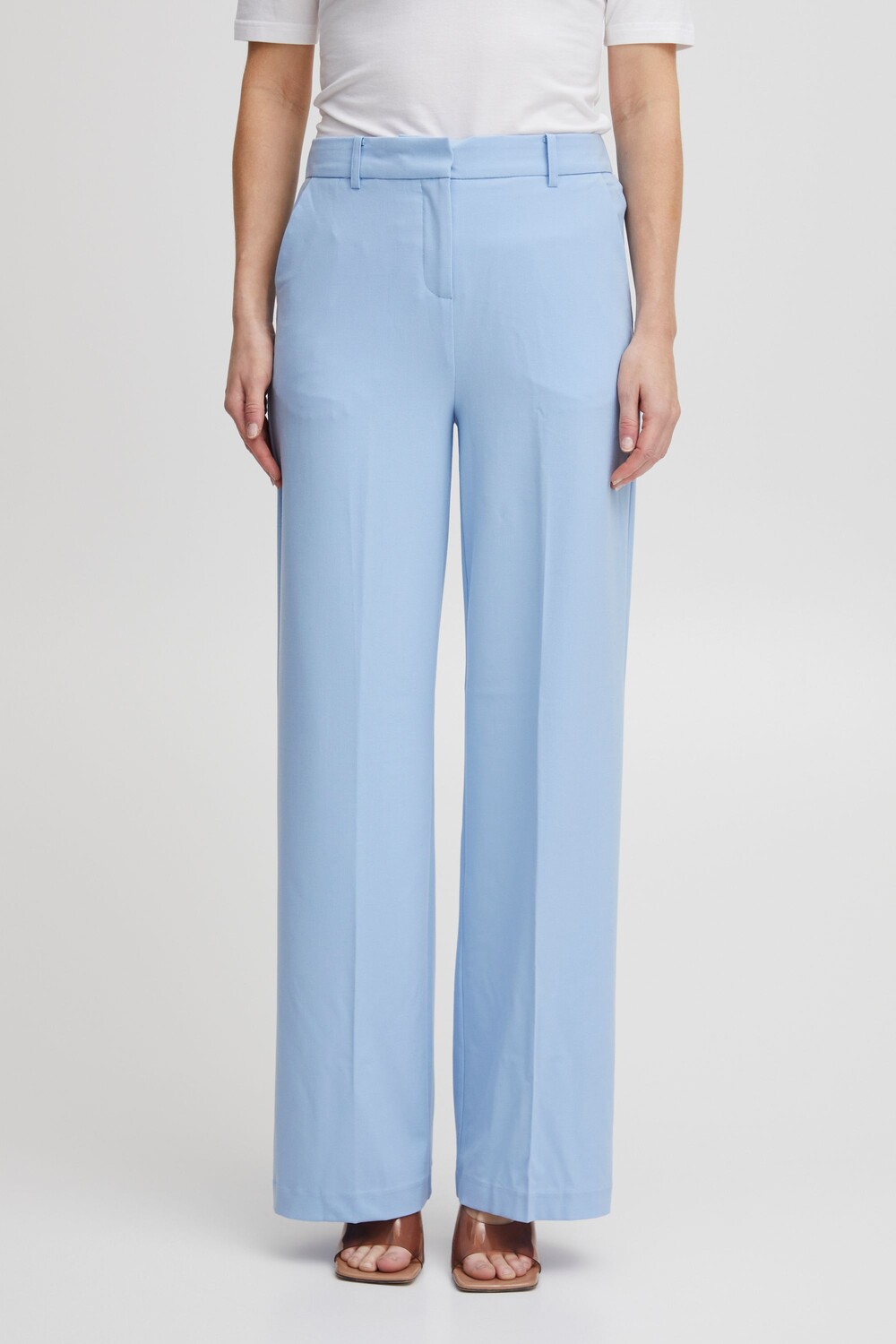 

Брюки b.young Bundfaltenhose BYDANTA WIDE LEG PANTS 2 20806640, синий