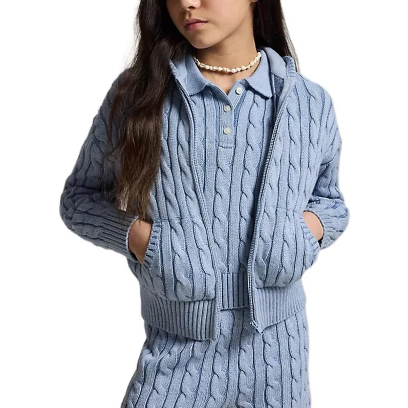 Свитер детский Polo Ralph Lauren Steel Blue — фото 4
