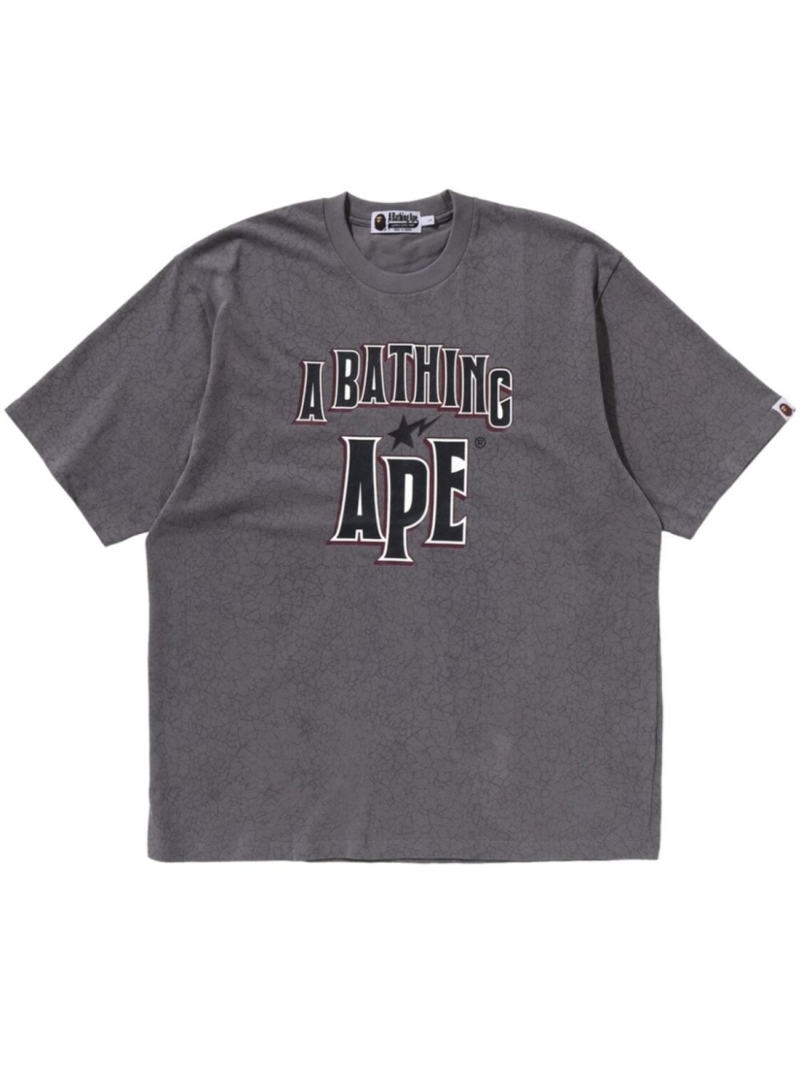 

Футболка с логотипом BATHING APE A Bathing Ape, серый