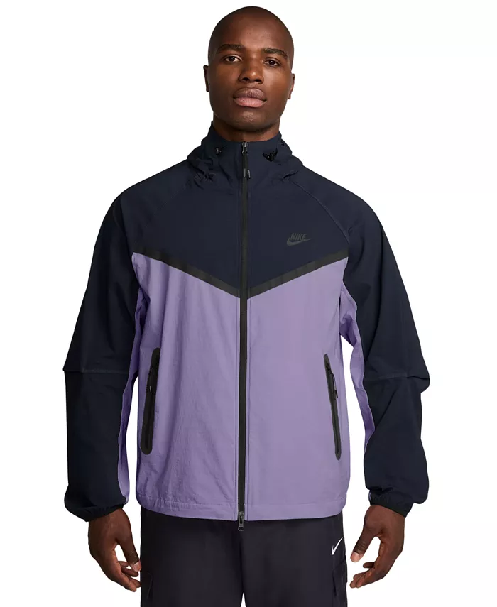 

Мужская ветровка Tech Woven с капюшоном Nike, фиолетовый
