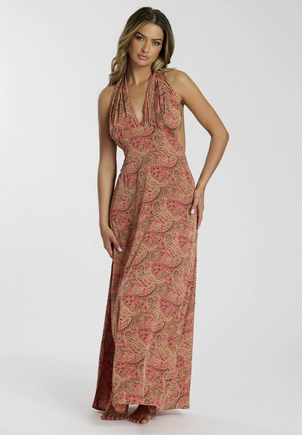 

Платье макси MULTIWAY PRINT MAXI South Beach, оранжевый