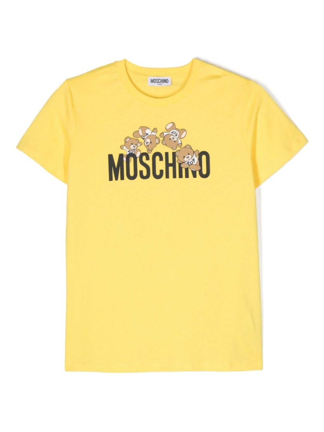 

Moschino Kids футболка с принтом Teddy Bear, желтый