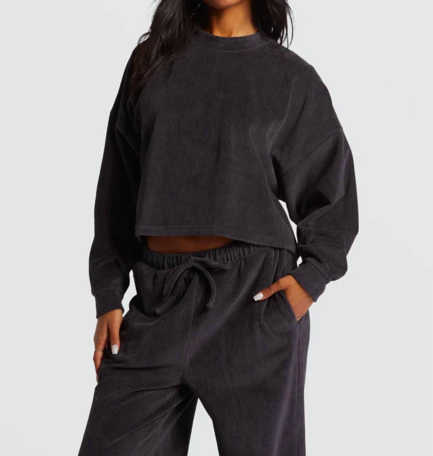 

Свитшот Sweet Sun Crew в цвете Black Sands Billabong