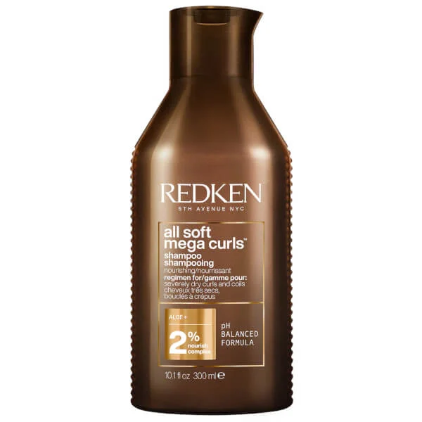 

Шампунь для кудрявых волос all soft mega curls Redken, 300 мл.