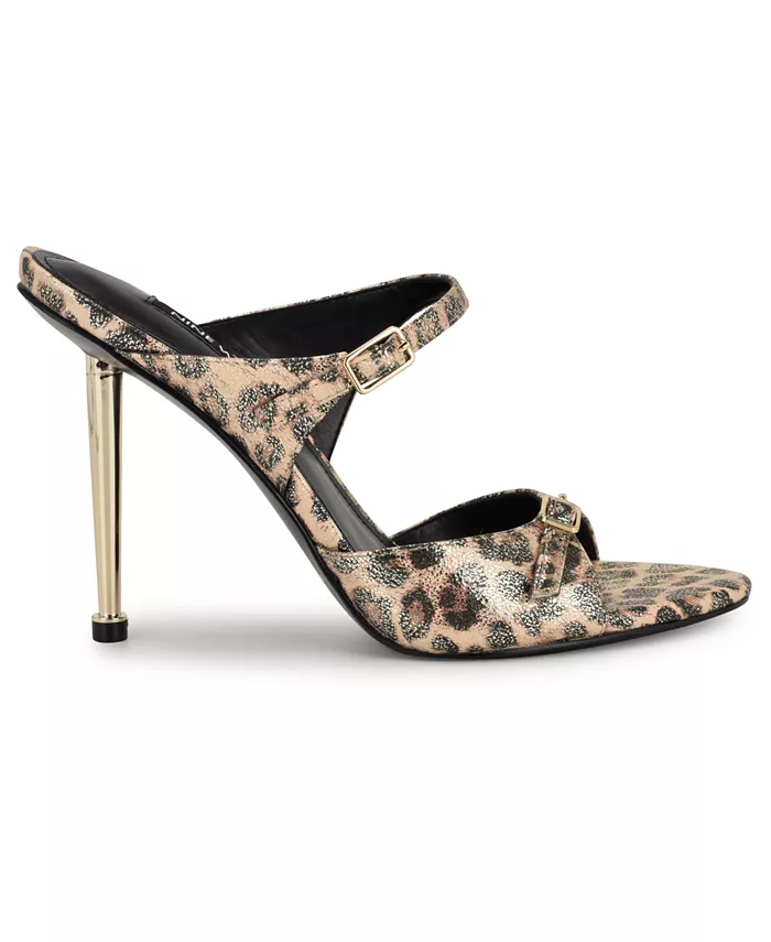 Женские босоножки Reida с открытым носком Nine West, золотой — фото 2