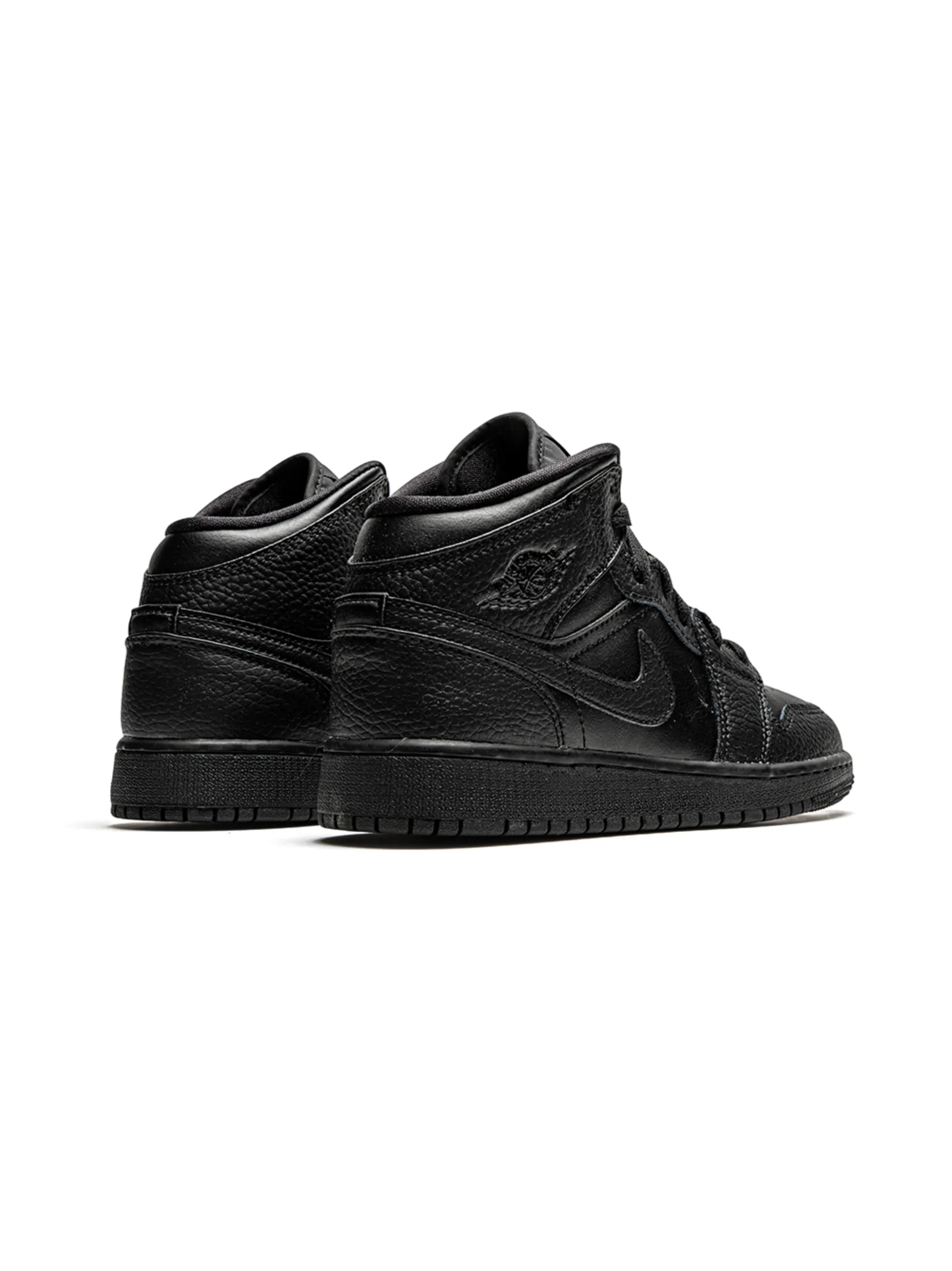 Кроссовки Air Jordan 1 MID GS Jordan Kids, черный — фото 3