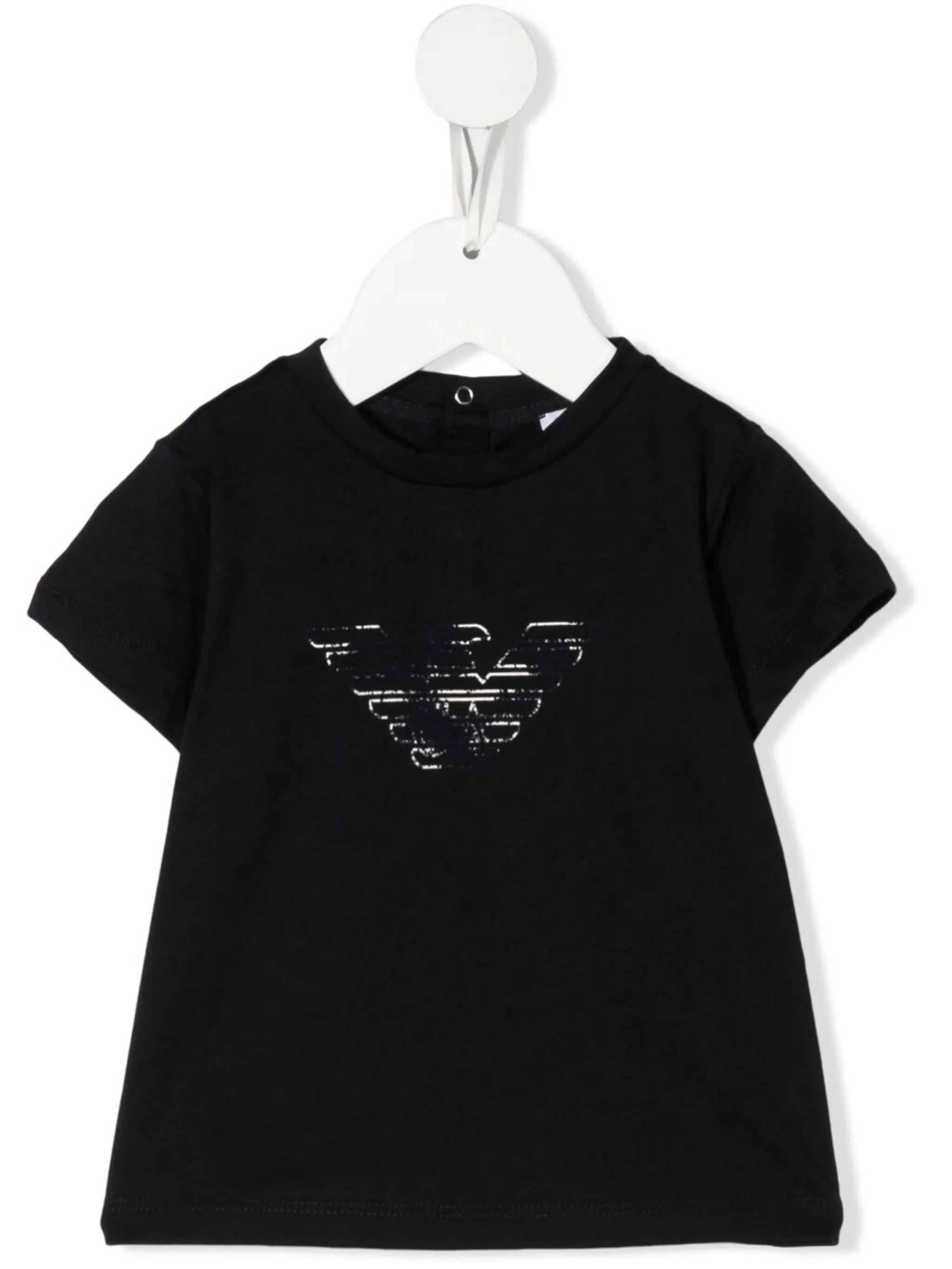 

Футболка с логотипом Emporio Armani Kids, синий