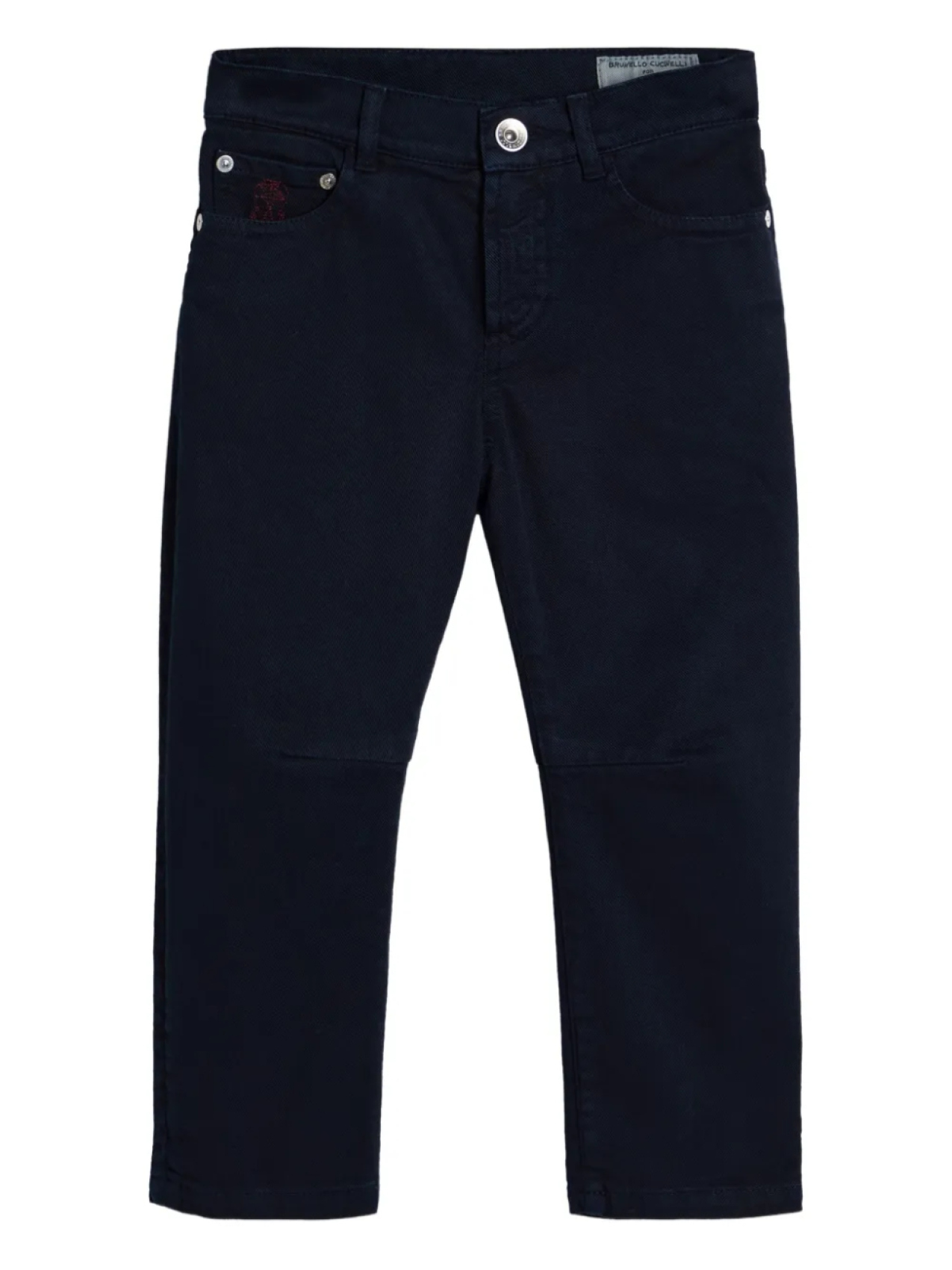 

Джинсы Brunello Cucinelli Kids с пятью карманами, синий