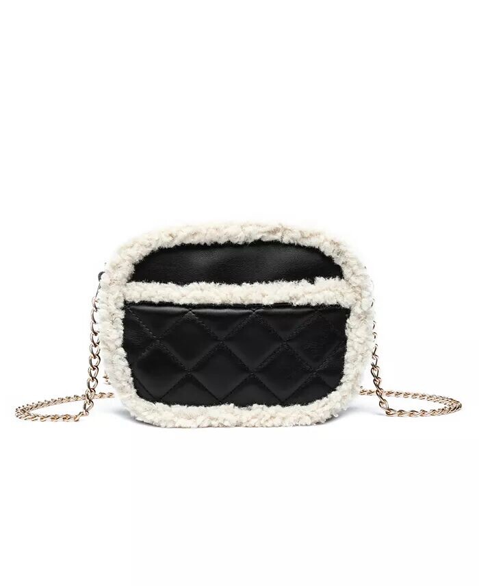 

Сумка через плечо Holly Sherpa Leather LIKE DREAMS, черный