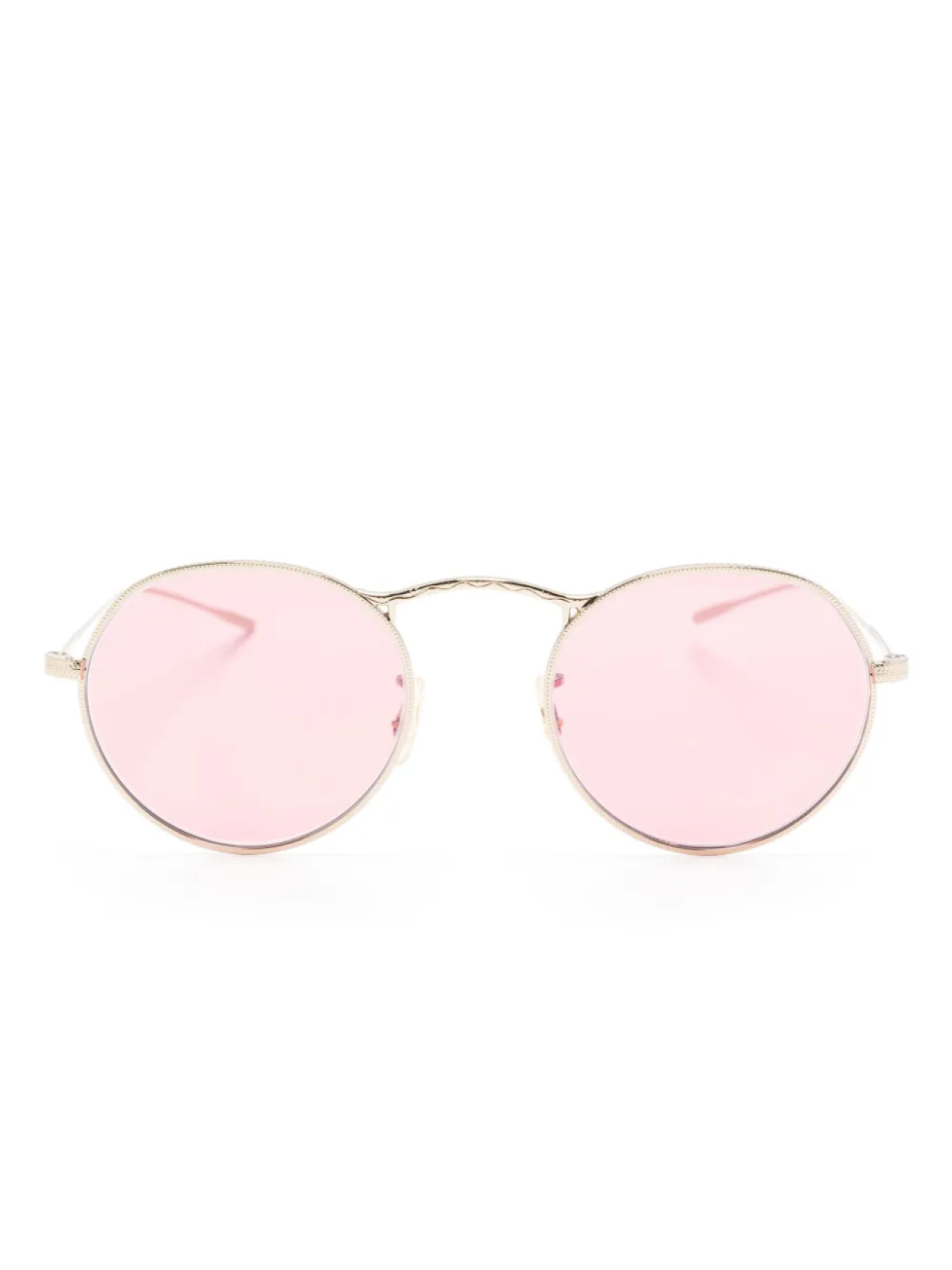 

Oliver Peoples солнцезащитные очки в круглой оправе, золотой
