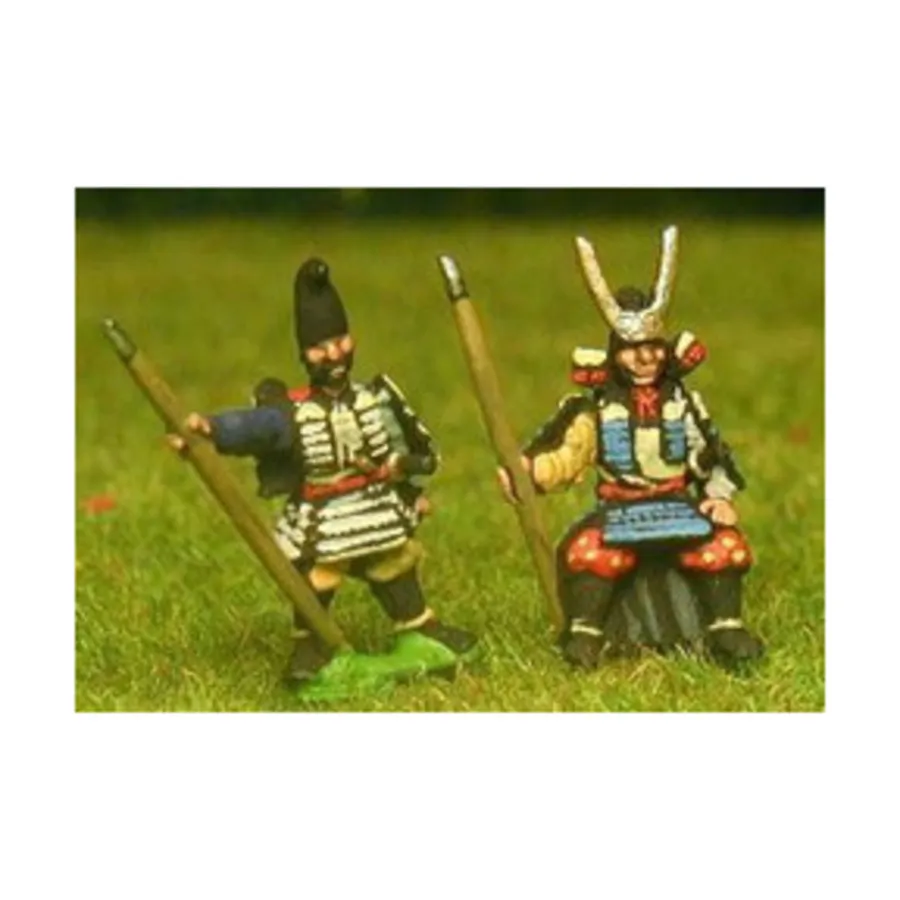 

Генерал — Сидит с телохранителем, Ancient Miniatures - Samurai (15mm)