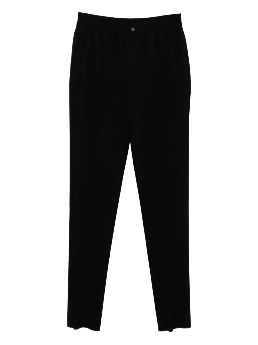 

Шерстяные брюки Lanvin, черный