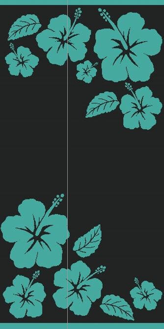 

Пляжное полотенце Esposa, черный/голубой