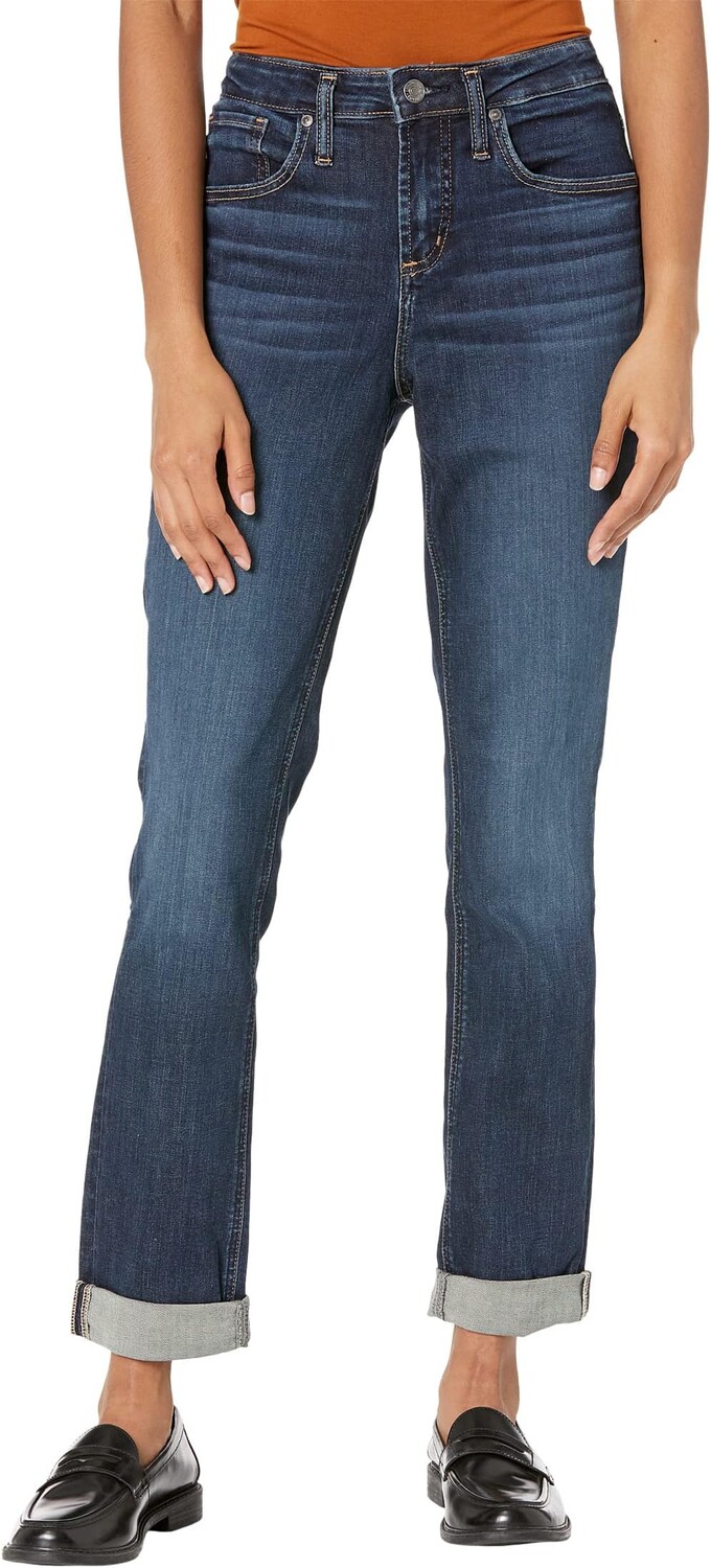 

Джинсы Silver Jeans Co. Beau Mid-Rise Slim Leg Jeans L27348EGX406, индиго