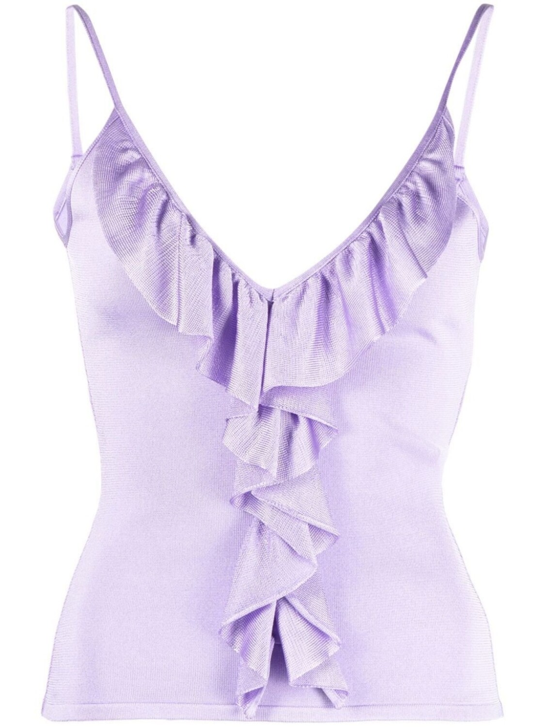 

Топ с оборками Roberto Cavalli, фиолетовый
