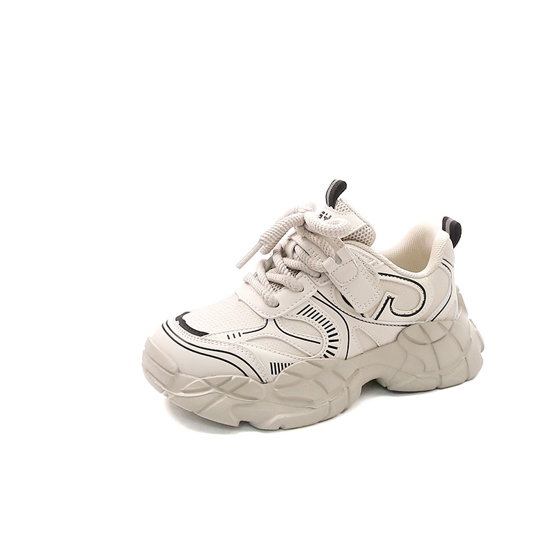 

Нескользящие, износостойкие, дышащие низкие повседневные кроссовки для детей FIRS Kids, белый