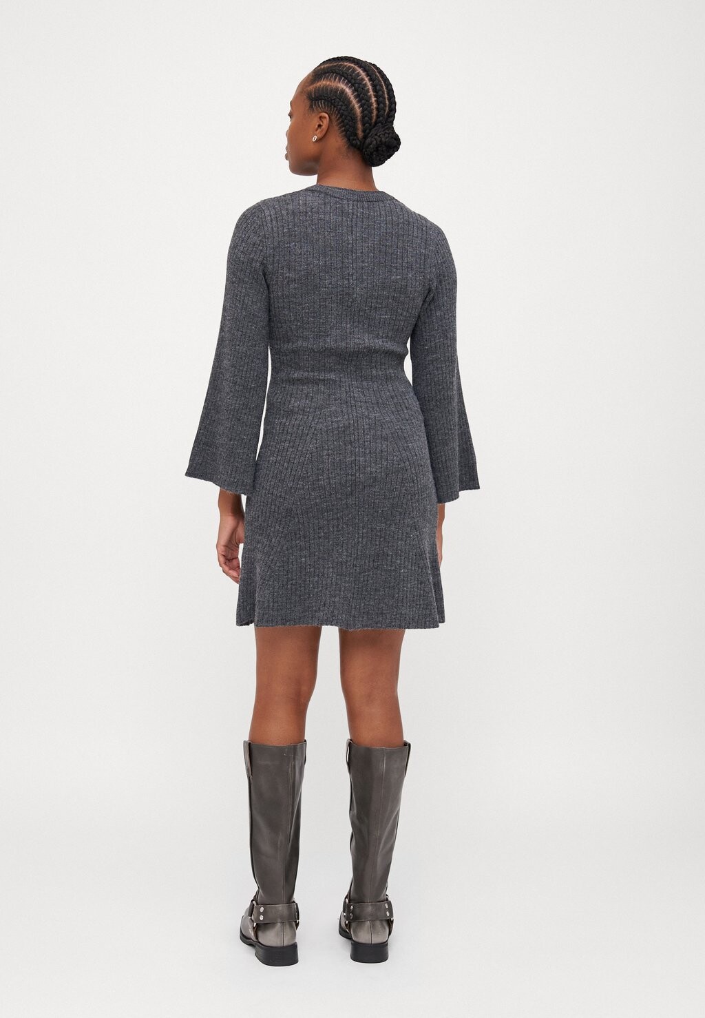

Платье-джемпер ONLMONICA O NECK DRESS ONLY Petite, серый