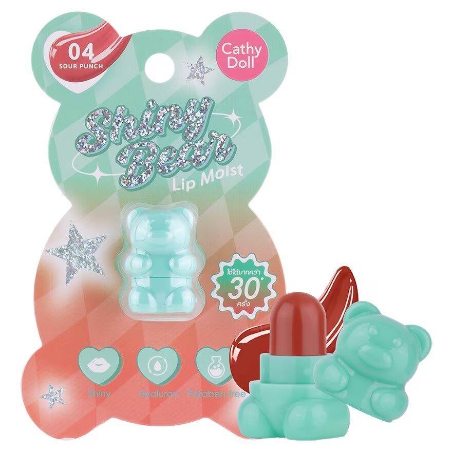 

Cathy Doll Увлажняющий бальзам для губ Shiny Bear Lip Moist 1,1 г 04 Sour Punch, Sour Punch