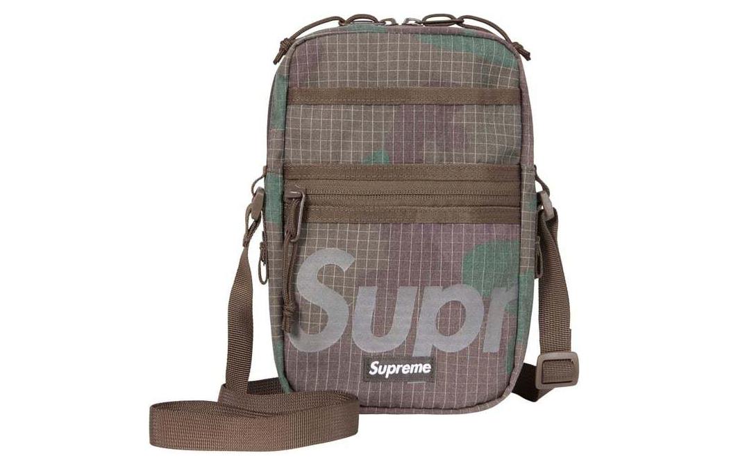 

Supreme Полиэстеровая сумка через плечо Unisex Woodland Camouflage