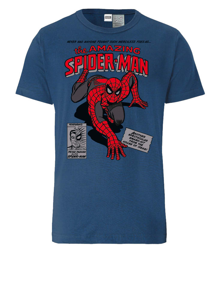 

Футболка Marvel - Spider-Man Беспощадные враги синего цвета Logoshirt, Синий, Футболка Marvel - Spider-Man Беспощадные враги синего цвета Logoshirt