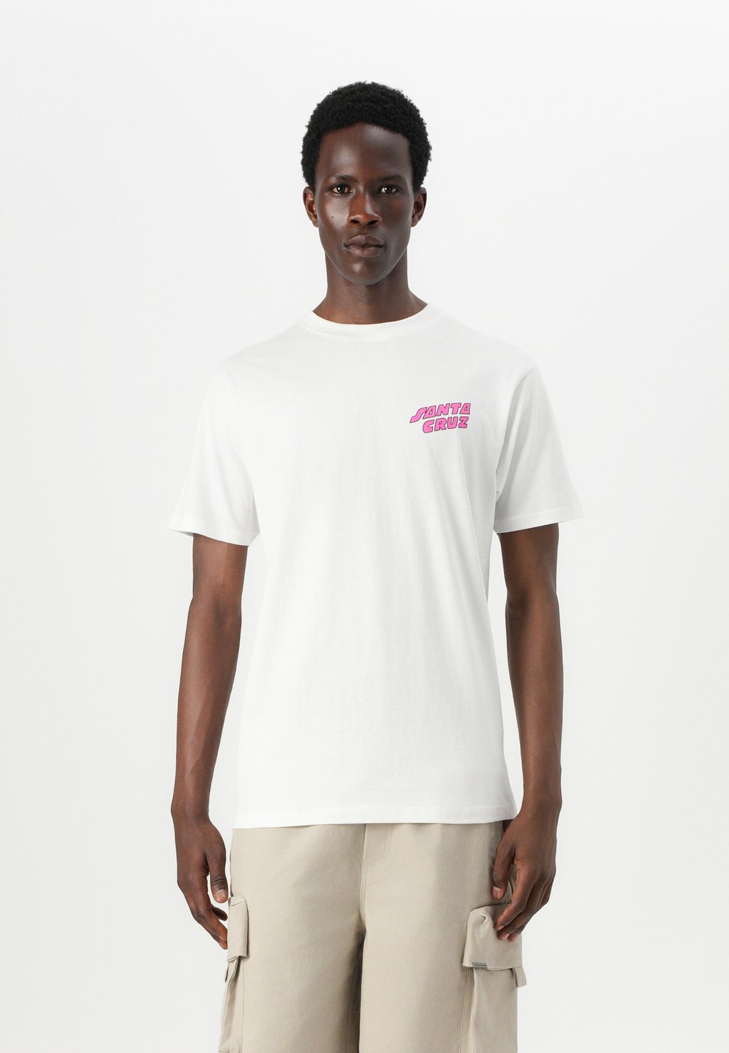 

Футболка с принтом GRABKE ALL AROUND STACK UNISEX Santa Cruz, белый