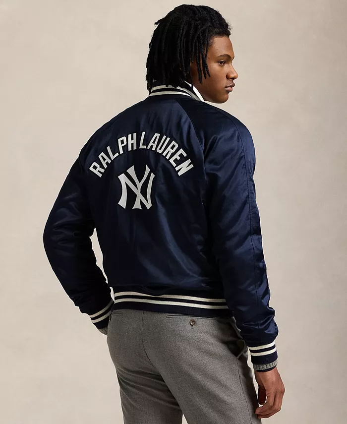 Унисекс-куртка Yankees из сатина Polo Ralph Lauren, синий — фото 3