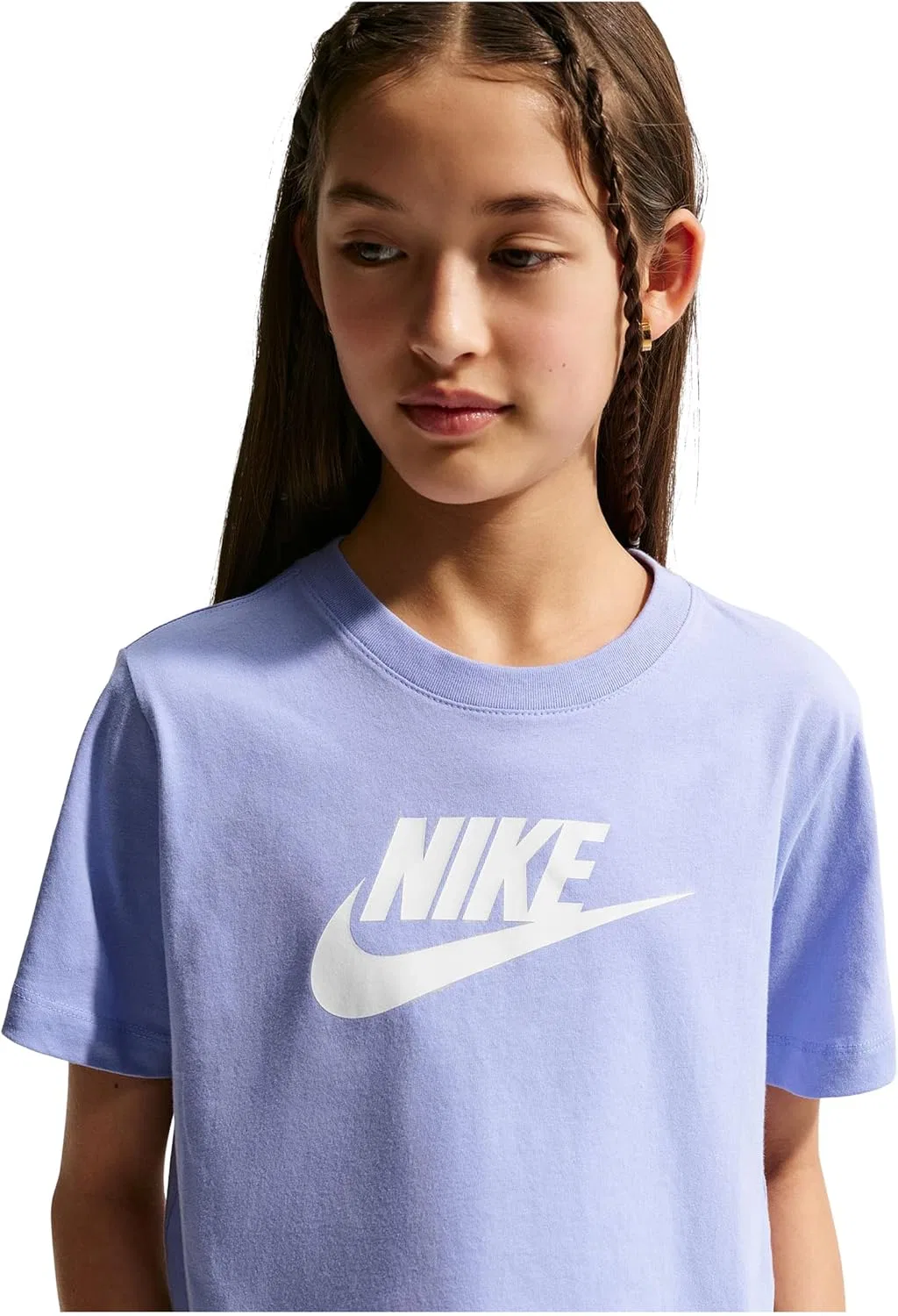 Футболка Nike Large Swoosh Logo, Light Thistle — фото 3
