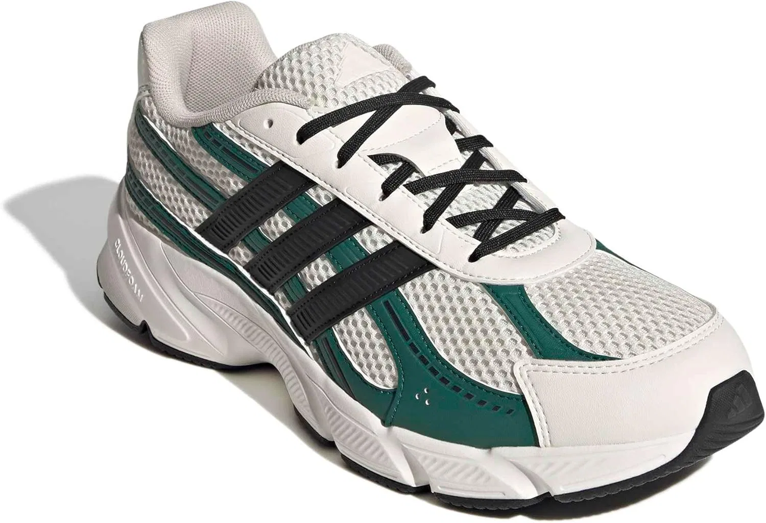 Мужские кроссовки Adidas Technochaos 2000, Off White Core Black Collegiate Green — фото 3