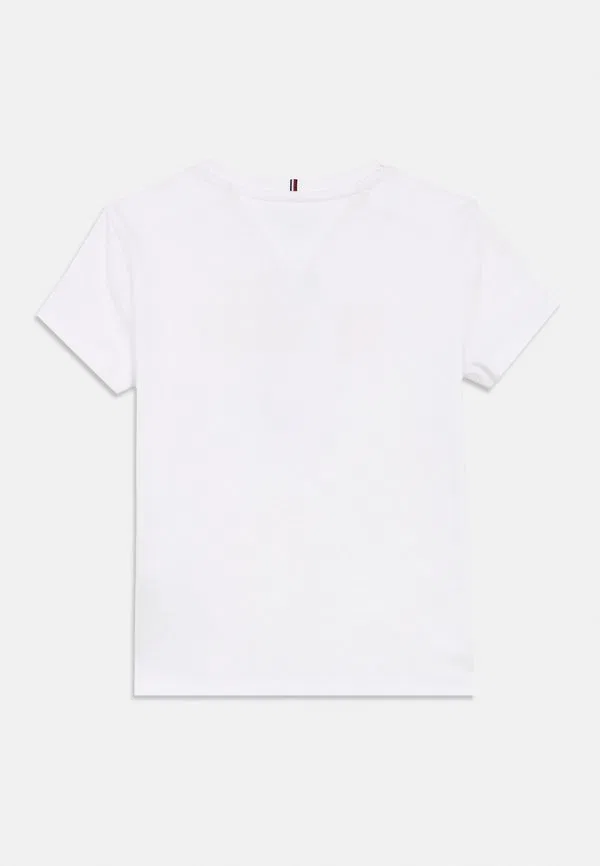 Футболка с адаптивным текстурированным логотипом Tommy Hilfiger, White — фото 2