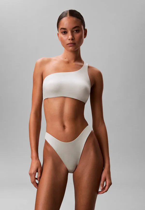 Трусики от бикини с глянцевым покрытием Calvin Klein Swimwear, Sky Gray