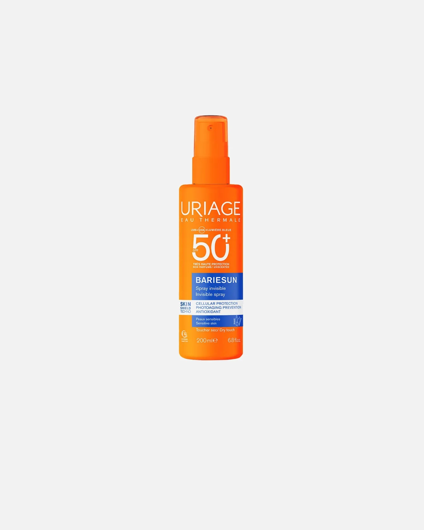 Sonnencreme bariesun unparfümiertes спрей LSF 50+ Uriage, 200 мл