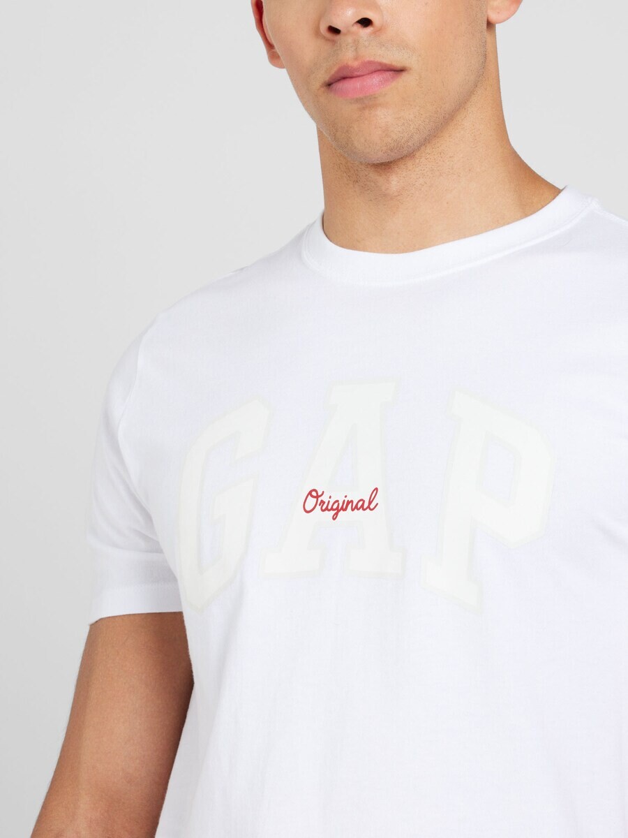 Классическая футболка GAP Shirt, белый — фото 3