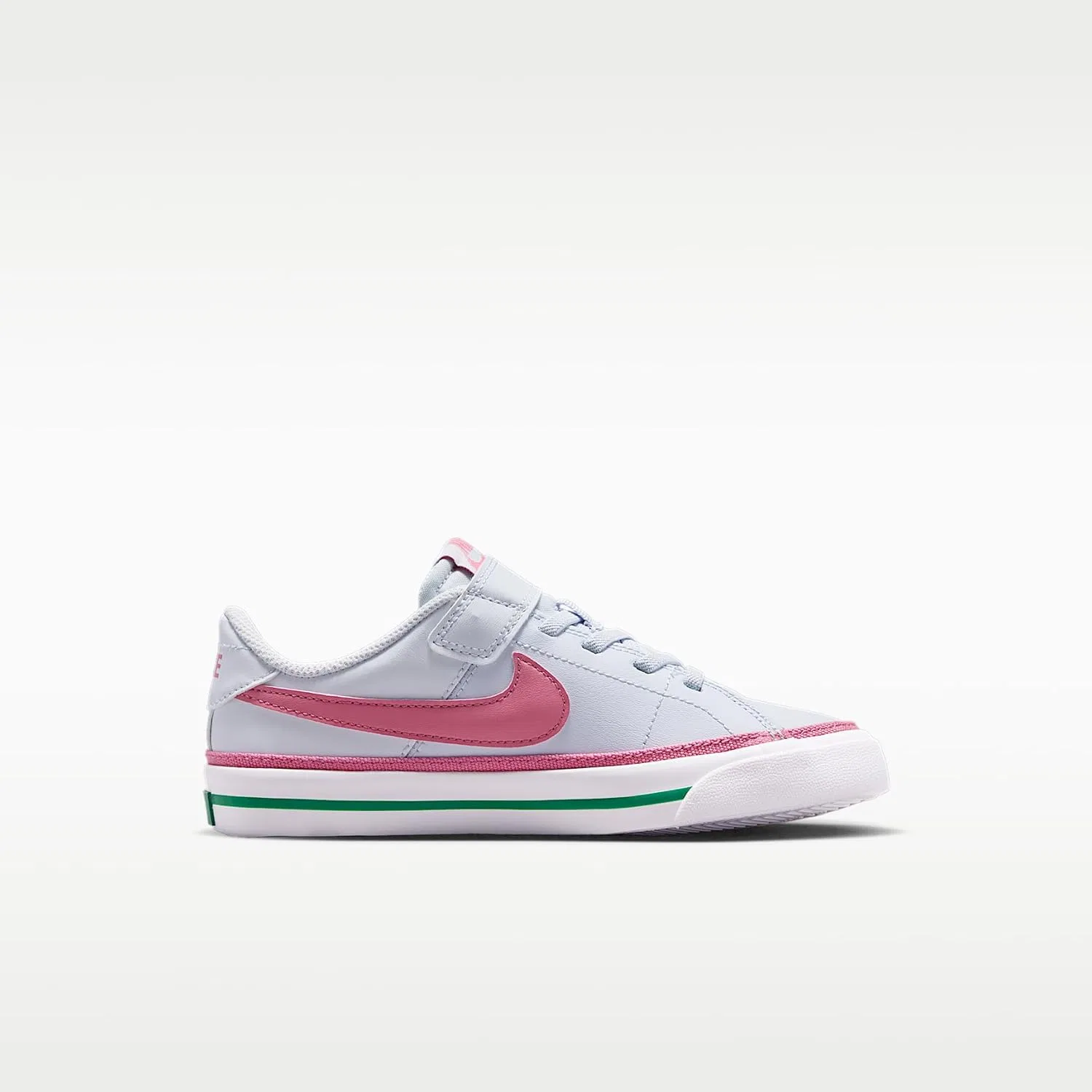 Детские кроссовки для тенниса Nike, цвет Football Grey/Peony/White/Malachite — фото 3