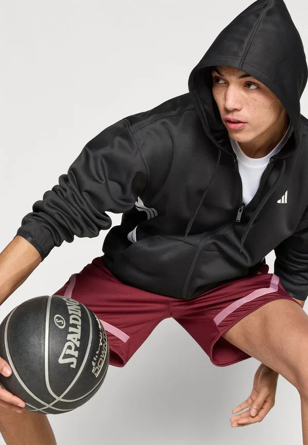 Теплая толстовка на молнии crazywarm Adidas Performance, Black/White — фото 4