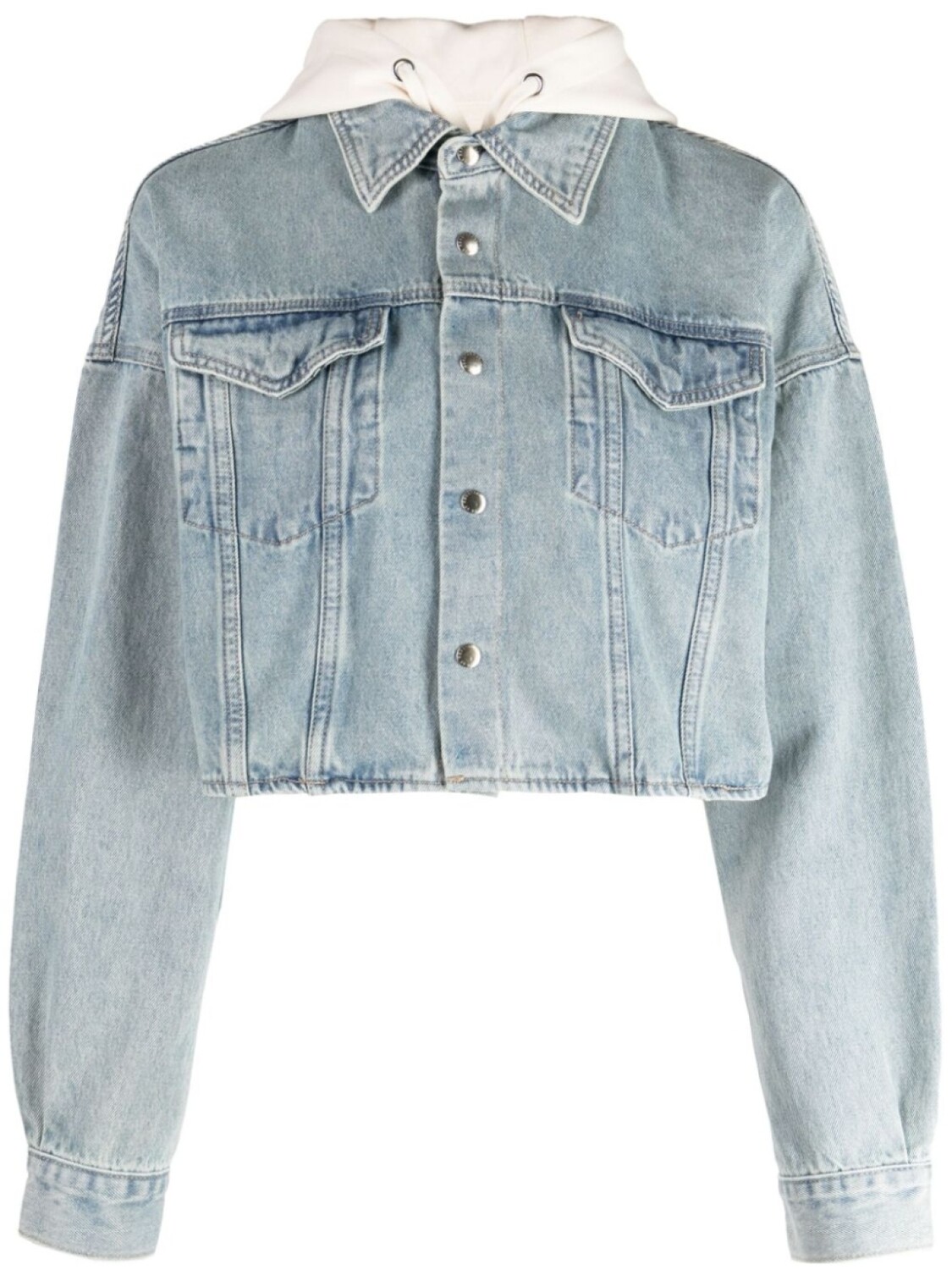 

Джинсовая куртка с капюшоном izzue, синий