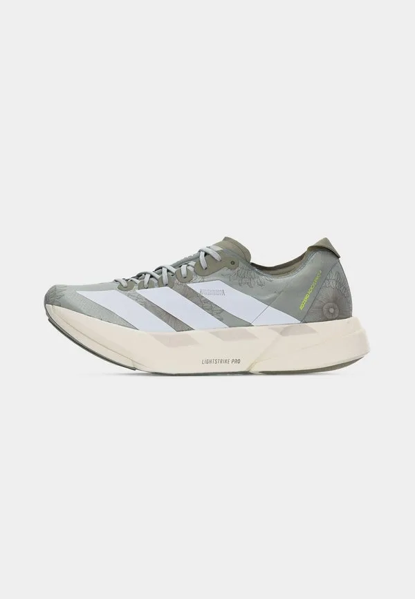Кроссовки для бега по шоссе adizero adios pro 4 серебристого цвета/белая/серебристая камешка Adidas Performance, Silver-Coloured/Footwear White/Silver-Coloured Pebble — фото 2