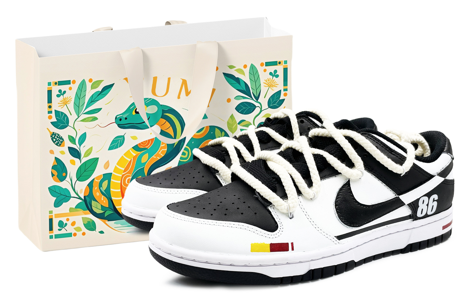 

Nike Кроссовки для скейтбординга Dunk Coverage с защитой от истирания, дышащие, низкие, унисекс, черно-белые