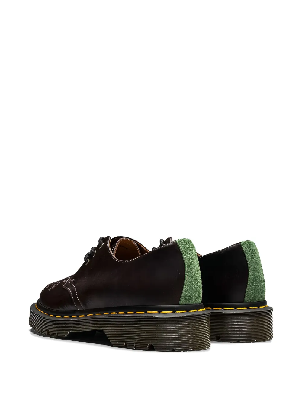Мужские ботинки Dr. Martens перфорированные кожаные, коричневый — фото 4