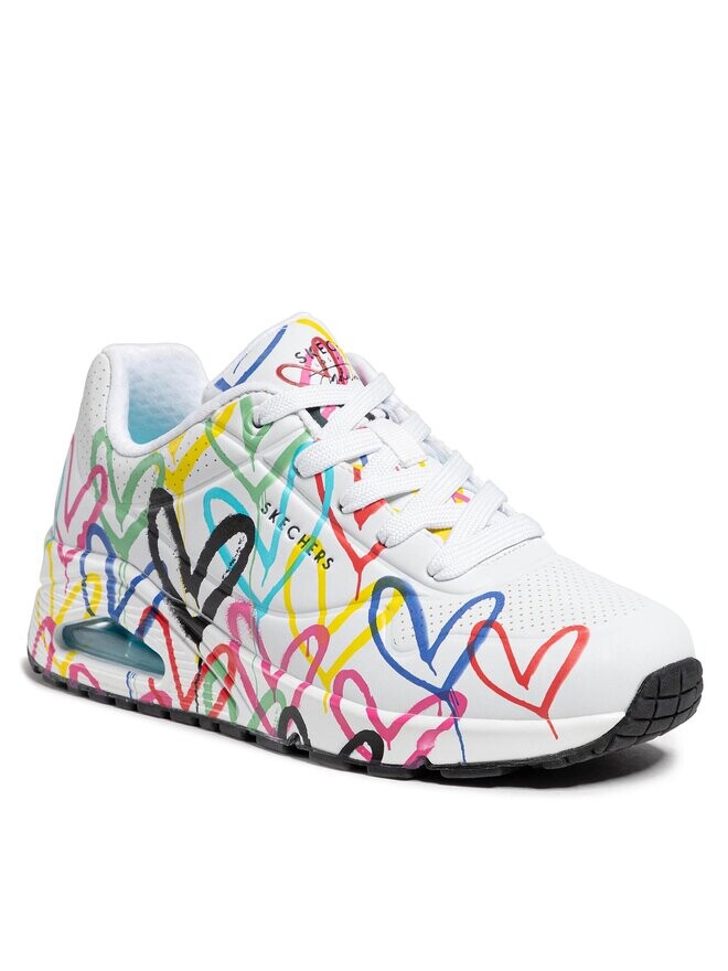 Кроссовки Uno Spread The Love 55507/WMLT Skechers, красочный/белый — фото 2