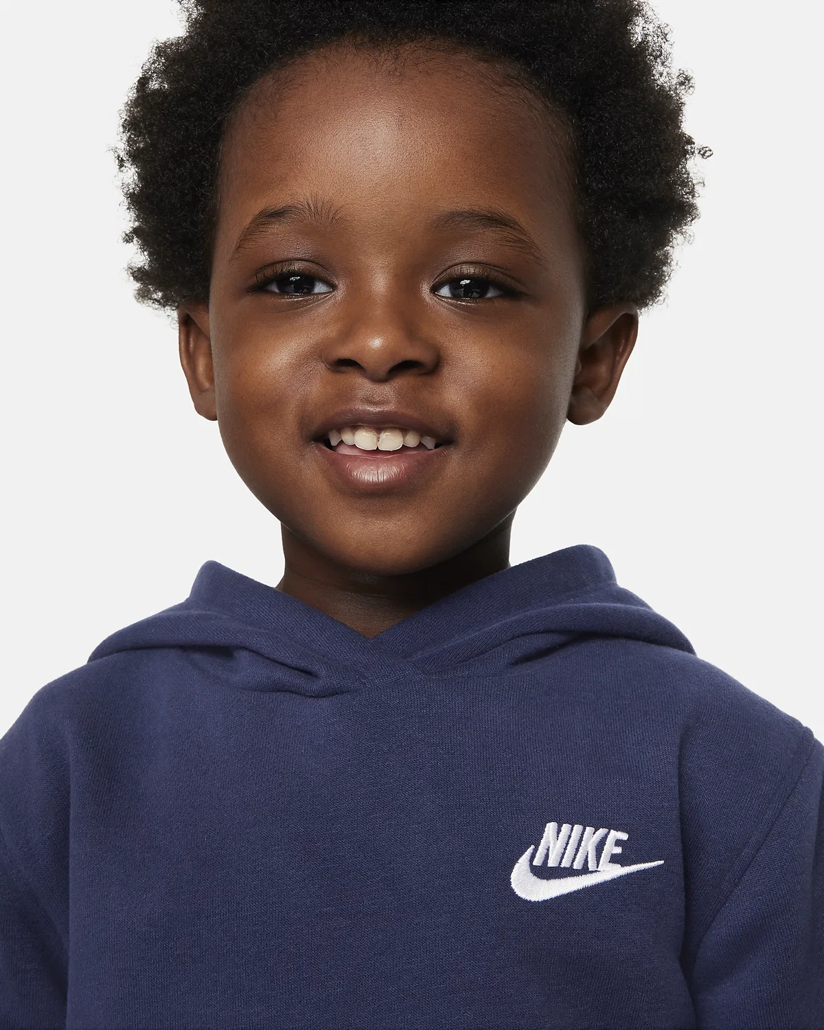 Детская толстовка-худи Nike Sportswear Club Fleece, Midnight Navy — фото 3